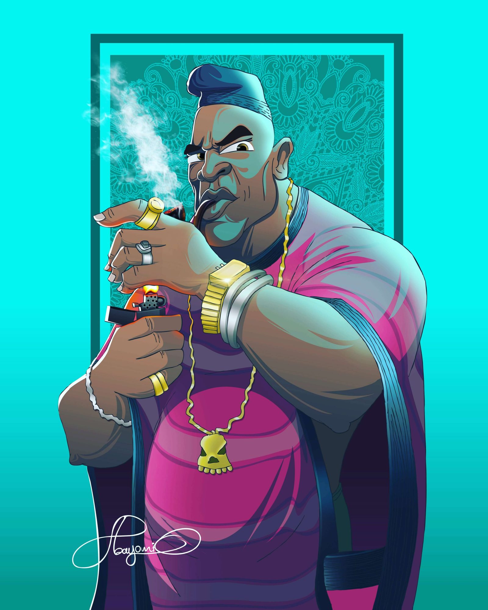 Digital Painting Kurating Yoruba