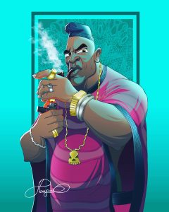 Digital Painting Kurating Yoruba