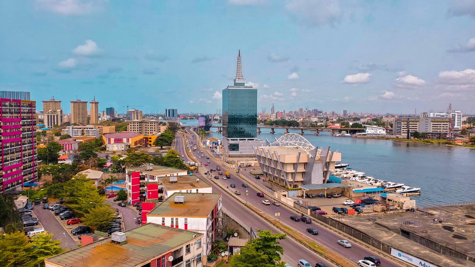 Aerial view of Lagos, VI